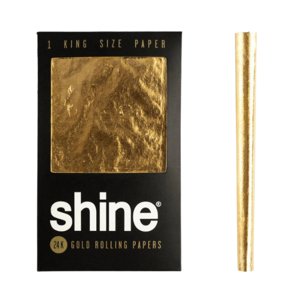 Shine Paper / Gold Gold 1pk King Size Paper